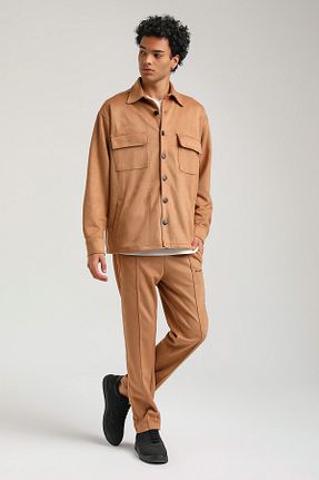 ست بالاتنه و پائین تنه بژ مردانه بافتنی NEW WORLD POLO - کد 770021842
