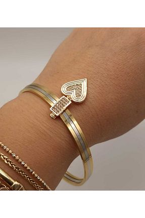 دستبند جواهر زرد زنانه زیرکن TLSMACCESORIES - کد 872224558