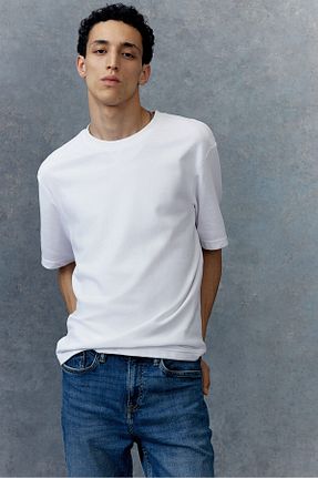 شلوار جین آبی مردانه پاچه تنگ H&M - کد 872242501