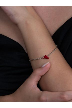 دستبند جواهر رنگی زنانه فلزی Online - کد 872247187