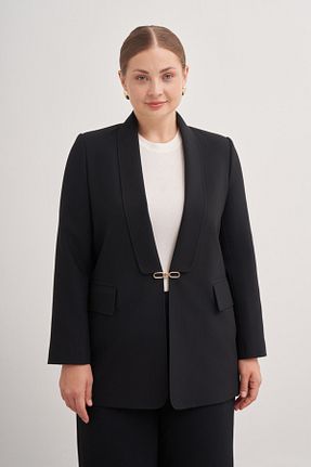 کت حجاب مشکی زنانه رگولار Aker - کد 872386564