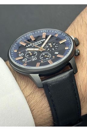 ساعت مچی مشکی مردانه 43 میلی متر Lee Cooper - کد 872414123