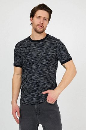 تیشرت مشکی مردانه رگولار figo - کد 799814847
