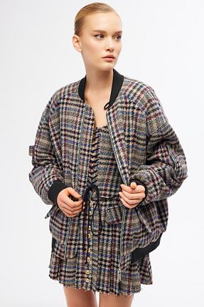کت رنگی زنانه Bomber Sagaza - کد 871631672