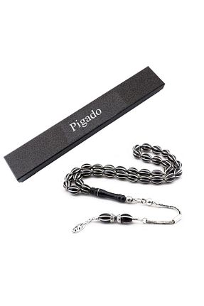 تسبیح مشکی سنگ اولتو PİGADO - کد 872406215
