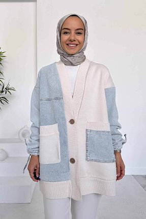 رویه حجاب بژ زنانه پنبه ای Ka Hijab - کد 788695545