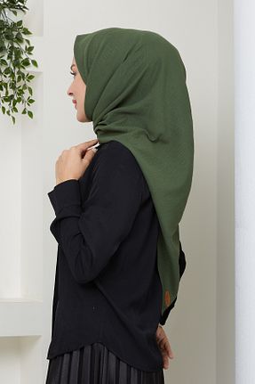 روسری خاکی پنبه ای Golden Rose - کد 872418371