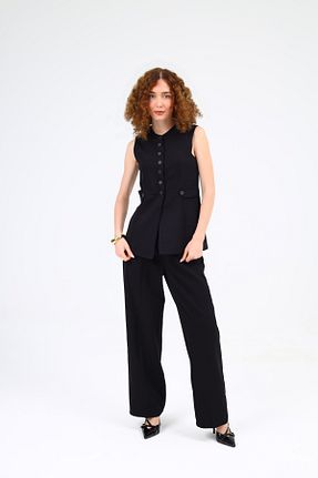 ست بالاتنه و پائین تنه مشکی زنانه Fitted Dilek Aydın Atelier - کد 872419839