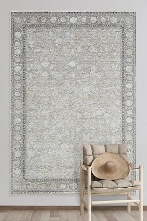 فرش طوسی پنبه ای Empera - کد 809383376