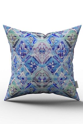 کوسن و روکش کوسن آبی لانه زنبوری میکرو Cango Home - کد 138907051