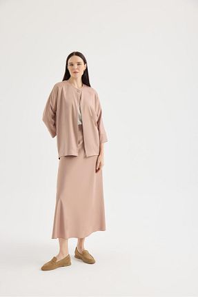 دامن حجاب قهوه ای زنانه کلوش Garzia İtalia - کد 872443978