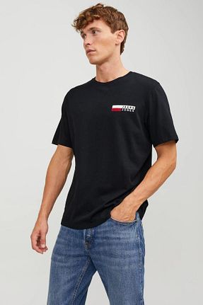 تیشرت مشکی مردانه رگولار Jack & Jones - کد 745853874
