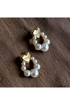 گوشواره مروارید سفید Housess - کد 830108749