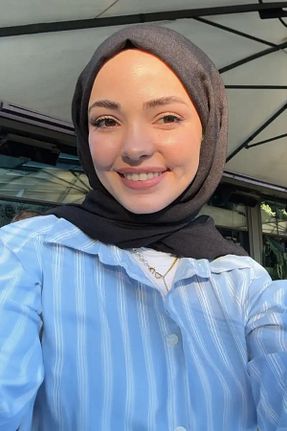شال مشکی زنانه پلی استر Madame Polo - کد 823859858