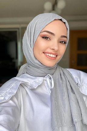 شال طوسی زنانه پلی استر Madame Polo - کد 316852272