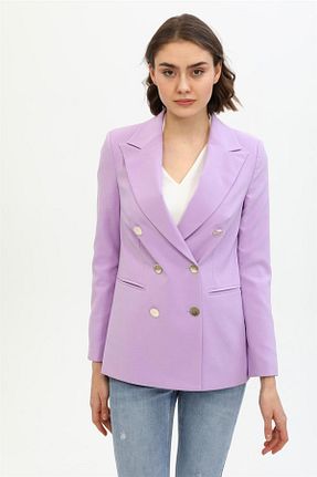 کت بنفش زنانه پلی استر Home Store - کد 728690698