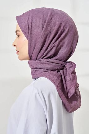روسری بنفش پلی استر Madame Polo - کد 744301269