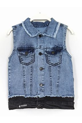 جلیقه آبی بچه گانه رگولار DobaKids - کد 872448988