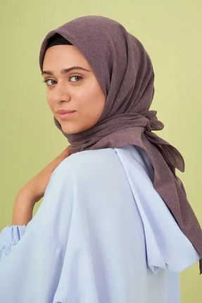 روسری بنفش پلی استر Madame Polo - کد 356234861