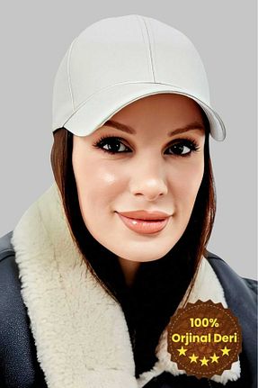 کلاه نباتی زنانه چرم خالص Trenderrs - کد 872475232