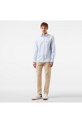 شلوار بژ مردانه پارچه Lacoste - کد 866947486