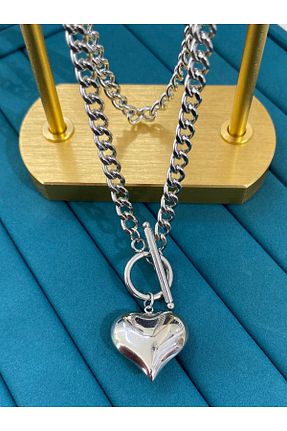 گردنبند استیل ( فولاد ) زنانه استیل (فولاد) YASİN TOPÇU - کد 872472416