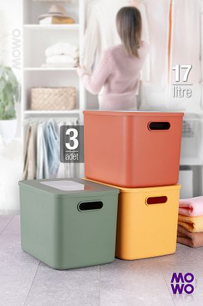 جعبه نگداری سبز پلاستیک Mowo Home - کد 807122766