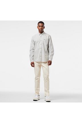 شلوار سفید مردانه پارچه Lacoste - کد 849697206
