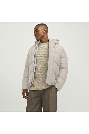 کاپشن سفید مردانه اسلیم فیت Jack & Jones - کد 858251425