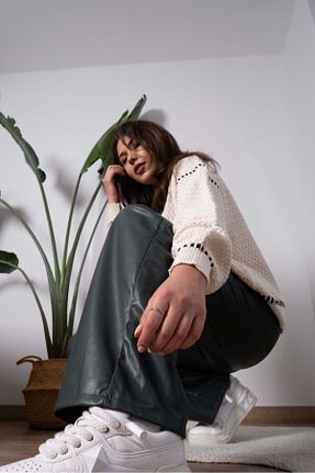 شلوار خاکی زنانه رگولار Güneş - کد 872538725