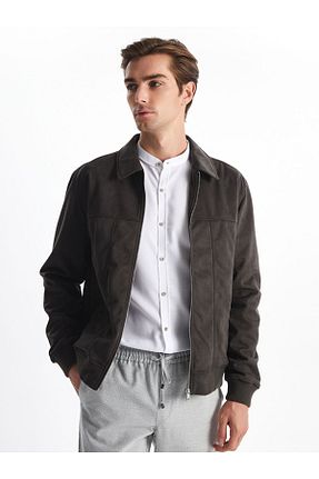 کاپشن طوسی مردانه پلی استر LC Waikiki - کد 872544573