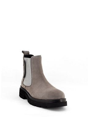 بوت / نیم بوت طوسی مردانه نبوک Pierre Cardin - کد 350319218