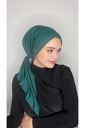 شال سبز زنانه پنبه پلی استر OykumBone - کد 872526177