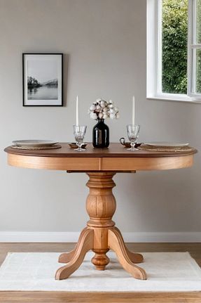 میز آشپزخانه بژ چوب Woodenbend - کد 872523524
