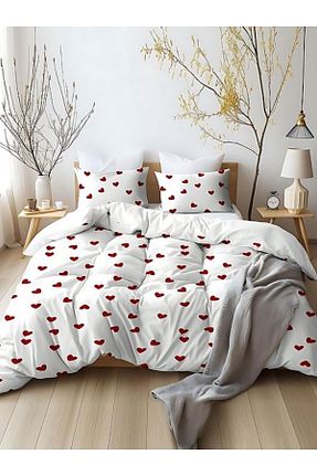 روتختی دونفره قرمز پنبه ای uykulife home collection - کد 855085677