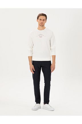 شلوار کرمگن سرمه ای مردانه اسلیم Pierre Cardin - کد 872536848