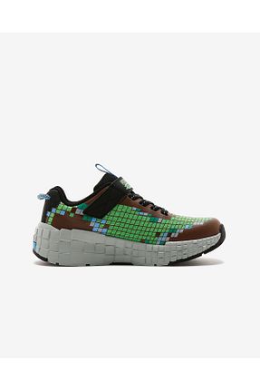 کفش پیاده روی قهوه ای بچه گانه پارچه ای Skechers - کد 839052253