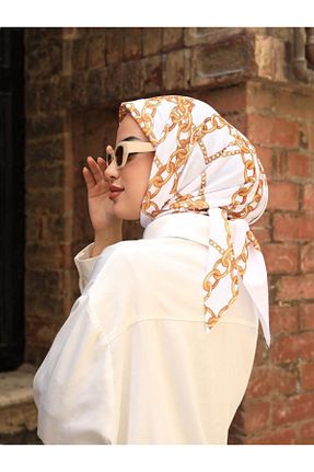 شال رنگی زنانه پنبه پلی استر OykumBone - کد 872543879