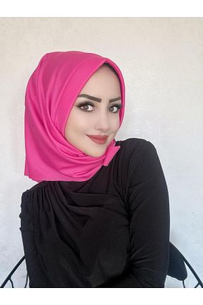 شال صورتی زنانه پنبه پلی استر OykumBone - کد 872541896