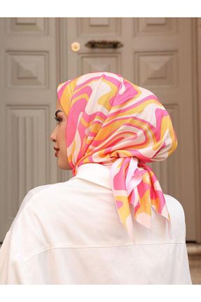 شال رنگی زنانه پنبه پلی استر OykumBone - کد 872543881