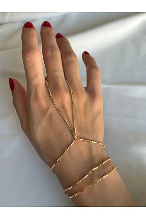 شاهمران جواهر طلائی زنانه روکش طلا ringbox - کد 872548887