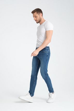 شلوار جین آبی مردانه پاچه تنگ Özman Butik - کد 872551867