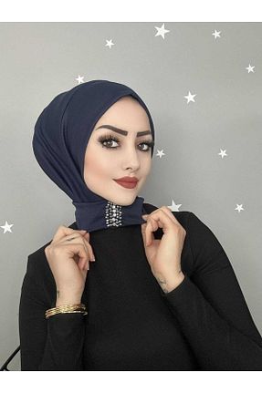 کلاه شنای حجاب سرمه ای زنانه OykumBone - کد 872559733