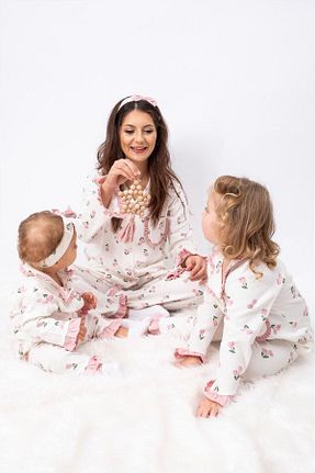 ست نوزادی صورتی بچه گانه پنبه ای tiwitibaby - کد 871389118