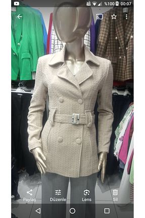 کاپشن حجاب مشکی زنانه پنبه ای Corderobutik - کد 872707913