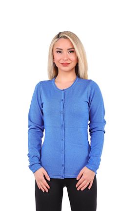 رویه آبی زنانه بافتنی YMA TRİKO - کد 858184363
