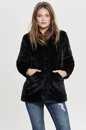 کاپشن مشکی زنانه رگولار ONLY - کد 31502687