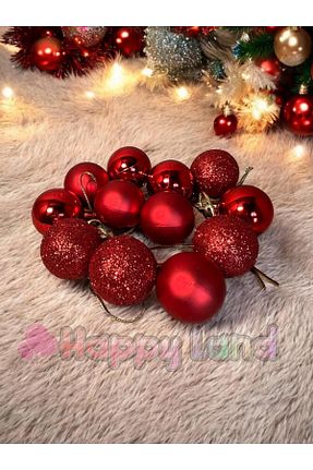 تزئینات کریسمس قرمز Happyland - کد 869532891