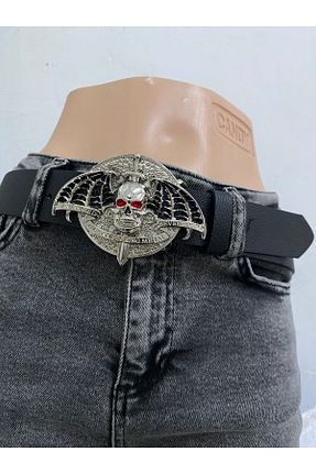 کمربند مشکی زنانه چرم مصنوعی Aksabeltchokers - کد 872896197