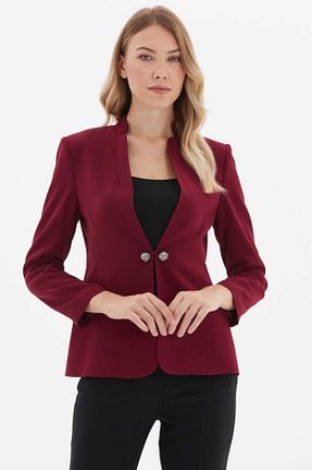 کت زرشکی زنانه اورسایز Selen Giyim - کد 872890938